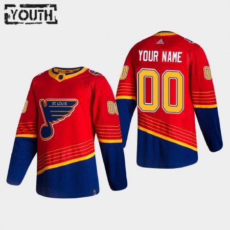 St. Louis Blues Custom 2020-21 Reverse Retro Authentic Shirt - Kinderen